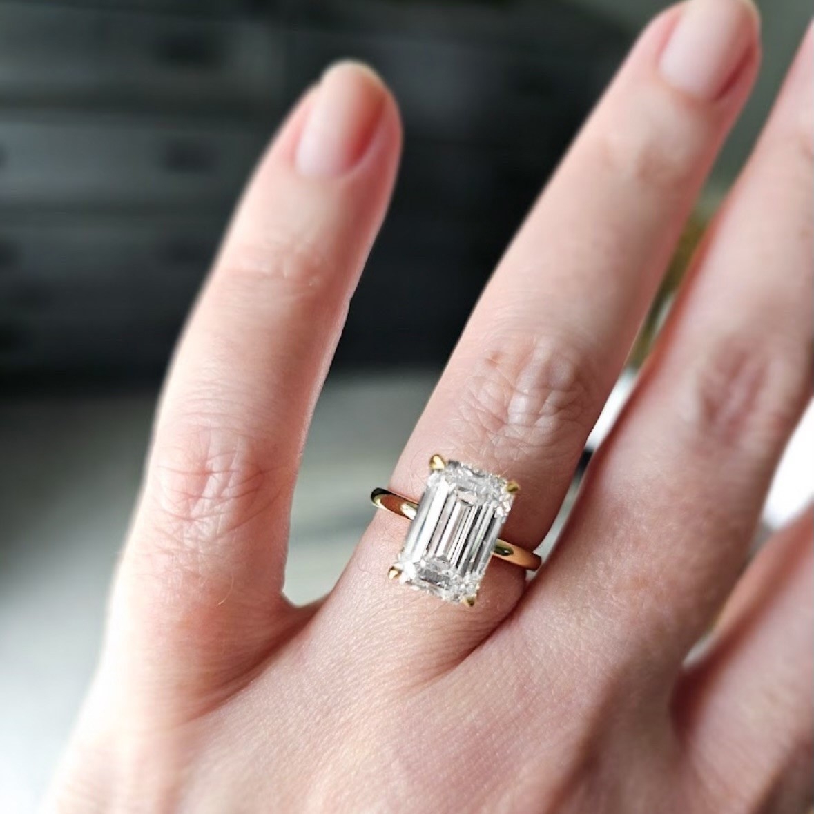 Valoria Four Prong Solitaire Engagement Ring